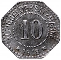 купить Германия, Розенхайм 10 пфенниг 1918