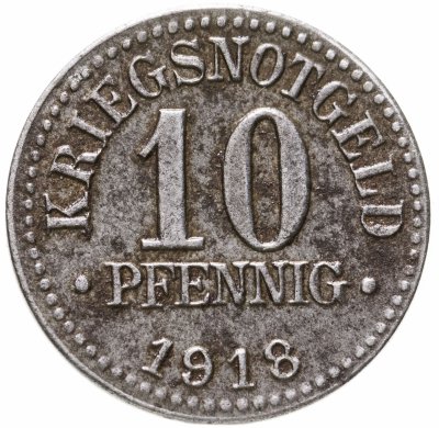 купить Германия (Брауншвейг) нотгельд 10 пфеннигов 1918