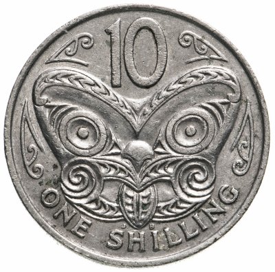 купить Новая Зеландия 10 центов - 1 шиллинг 1967