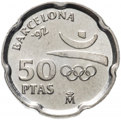 купить Испания 50 песет (pesetas) 1992 "XXV летние Олимпийские Игры, Барселона 1992 /Эмблема Олимпиады/"