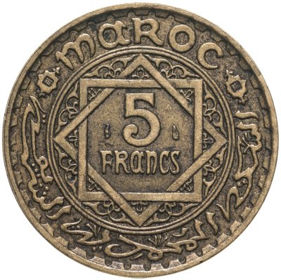 купить Марокко 5 франков (francs) 1946 (1365)