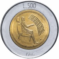 купить Сан-Марино 500 лир (lire) 1986 "Эволюция технологий"