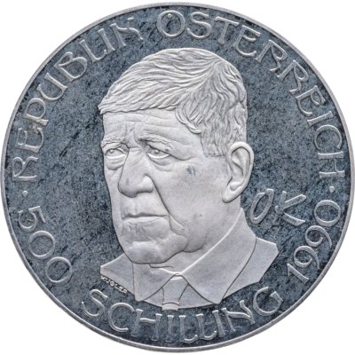 купить Австрия 500 шиллингов 1990 "10 лет со дня смерти Оскара Кокошки"