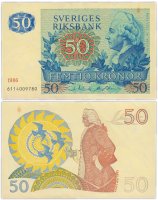 Купить Швеция 50 крон 1986 (Pick 53d)
