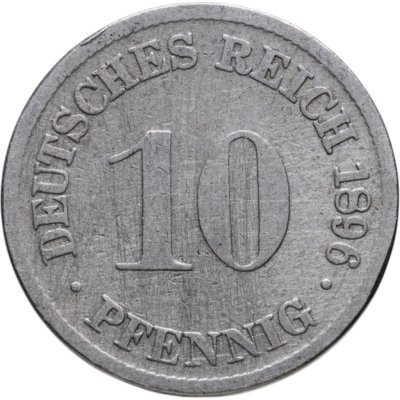 купить Германия 10 пфеннигов (pfennig) 1896 D знак монетного двора: "D" - Мюнхен
