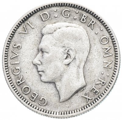 купить Великобритания 1 шиллинг (shilling) 1942 Английский шиллинг - лев, стоящий на короне