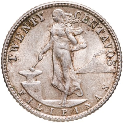 купить Филиппины 20 сентаво (centavos) 1945