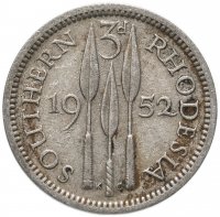 купить Южная Родезия 3 пенса (pence) 1952