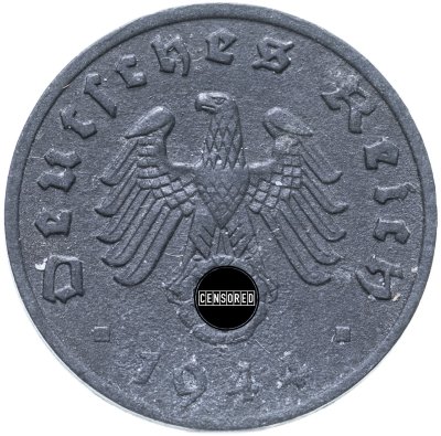 купить Германия, Третий Рейх 1 рейхспфенниг 1944 A