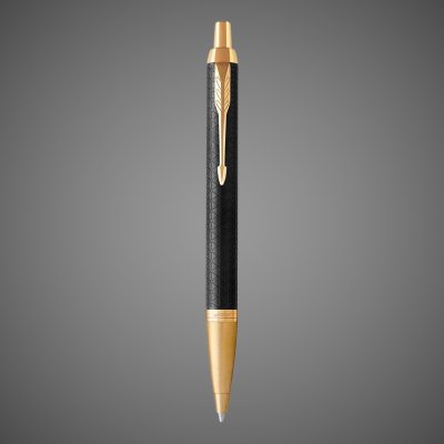 купить Шариковая ручка Parker IM Premium Black GT, стержень: M, цвет чернил: blue, в подарочной упаковке., Металлы: латунь, позолота, позолота, 2026 г.