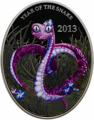 купить Ниуэ 1 доллар 2013 "Китайский гороскоп - Год змеи"