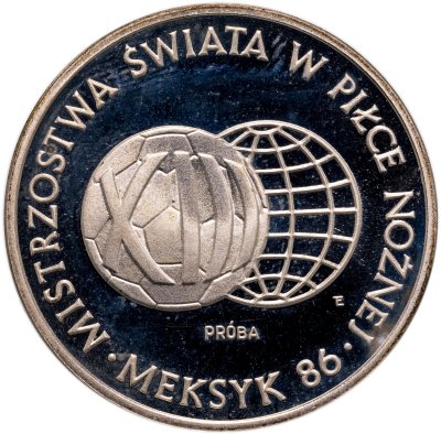 купить Польша 1000 злотых 1986 Кубок Мира 1986, Мексика /PRÓBA