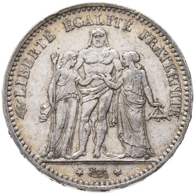 купить Франция 5 франков (francs) 1874