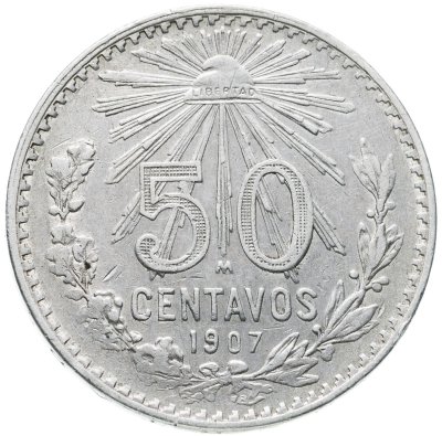купить Мексика 50 сентаво 1907