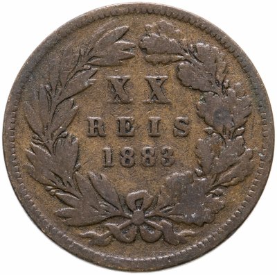 купить Португалия 20 рейс (reis) 1883