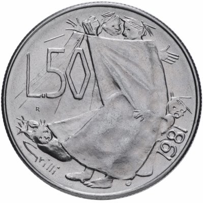 купить Сан-Марино 50 лир 1981 "Мир"
