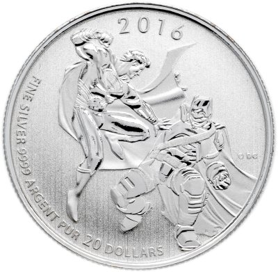 купить Канада 20 долларов 2016 Бэтмен против Супермена