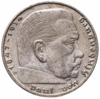 купить Германия (Третий Рейх) 2 рейхсмарки (reichsmark) 1939