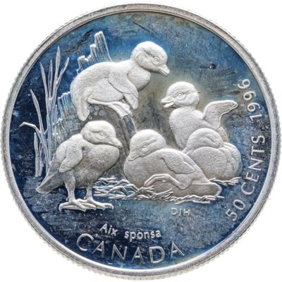 купить Канада 50 центов (cents) 1996 "Детёныши диких животных - Утята"