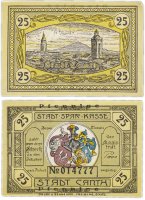 купить Германия (Силезия: Конты-Вроцлавске) 25 пфеннигов 1922 (220.1/B1) PB1