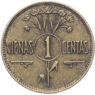 купить Литва 1 цент 1925
