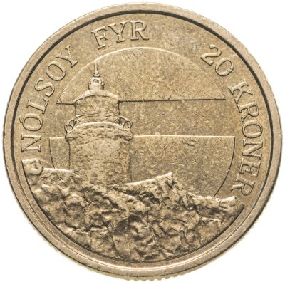 купить Дания 20 крон (kroner) 2005 Маяк, остров Ноульсой, Фарерские острова