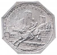 купить Германия, Нюрнберг 20 пфеннигов 1921 "Прыжок Эппелайна" (трамвайный жетон)