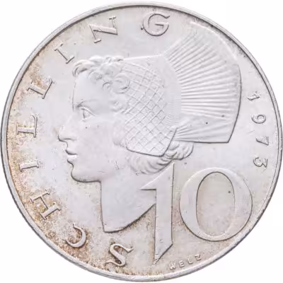 купить Австрия 10 шиллингов (shillings) 1973