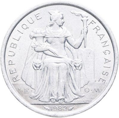 купить Новая Каледония 2 франка (francs) 1982