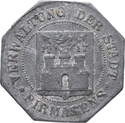 купить Германия "Пирмазенс" 5 пфеннигов 1917 нотгельд