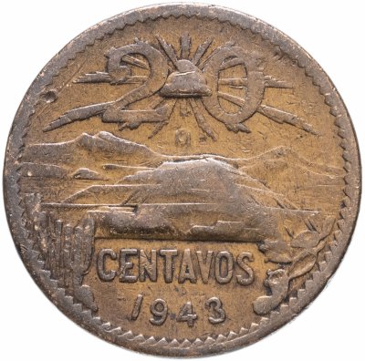 купить Мексика 20 сентаво (centavos) 1943-1955, случайная дата