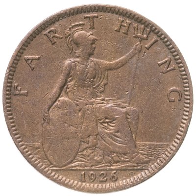 купить Великобритания 1 фартинг (farthing) 1926