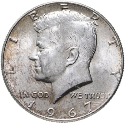 купить США 50 центов (1/2 доллара, half dollar) 1967 Kennedy Half Dollar (Кеннеди)