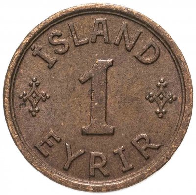 купить Исландия 1 эйре (eyrir) 1942