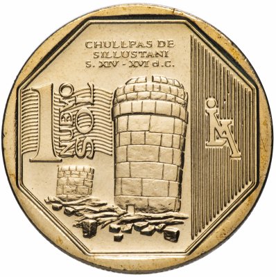 купить Перу 1 новый соль 2011 "Богатство и гордость Перу - Чульпа на Сильюстани"