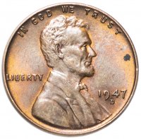 Купить США 1 цент 1947 D