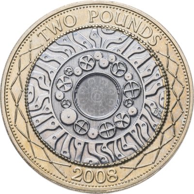 купить Великобритания 2 фунта (pounds) 2008