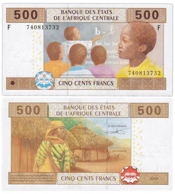 купить Гвинея 500 франков 2002