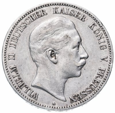 купить Германская Империя, Пруссия 5 марок 1903 A