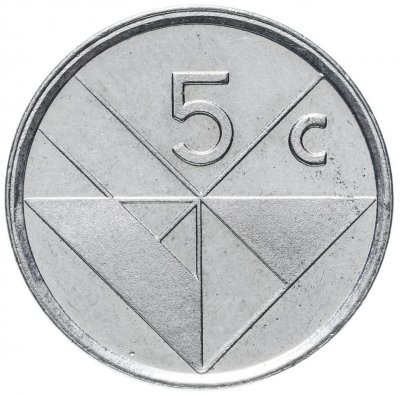 купить Аруба 5 центов 2002