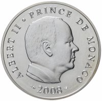 Купить Монако 5 евро 2008 принц Альберт II