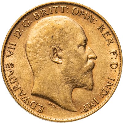 купить Великобритания 1/2 соверена (полсоверена, half sovereign) 1910