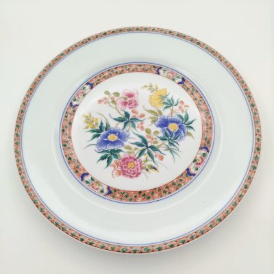 купить Декоративная тарелка из серии "Цветы", Hibiscus, фарфор, деколь, Limoges, Европа, 1980-2000 гг.