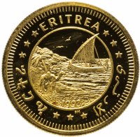 купить Эритрея 100 долларов (dollars) 1993 Proof "День независимости"