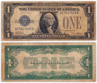 купить США 1 доллар 1928 series 1928 Silver Certificate, Tate-Mellon