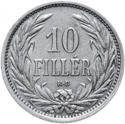 купить Венгрия 10 филлеров (filler) 1909
