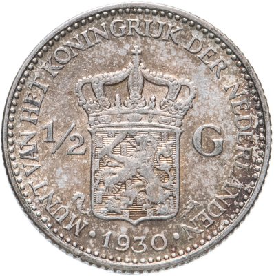 купить Нидерланды 1/2 гульдена (gulden) 1930