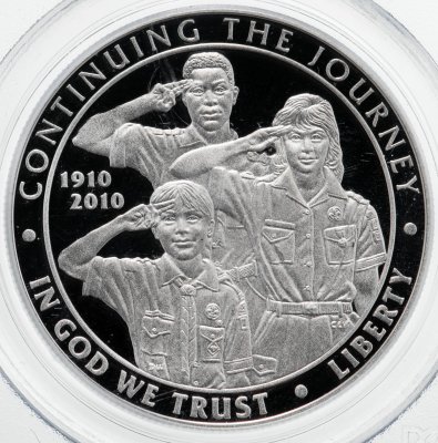 купить США 1 доллар (dollar) 2010 100 лет бойскаутам Америки