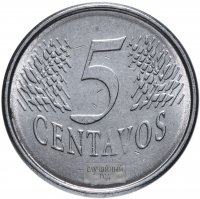 Купить Бразилия 5 сентаво (centavos) 1994-1997, случайная дата