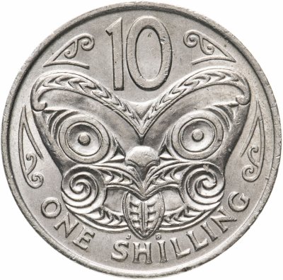 купить Новая Зеландия 10 центов - 1 шиллинг 1967